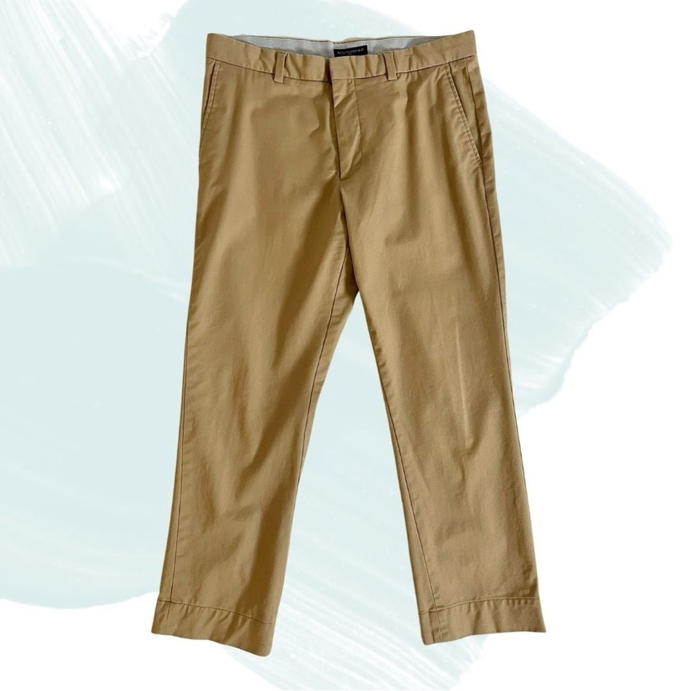 Banana Republic Tech Motion Aiden Chino Pants Airforce Khaki - 34x30